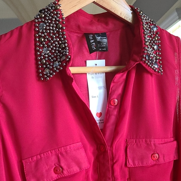 High low Red Dress from Fun & Flirt Casual - Picture 1 of 7